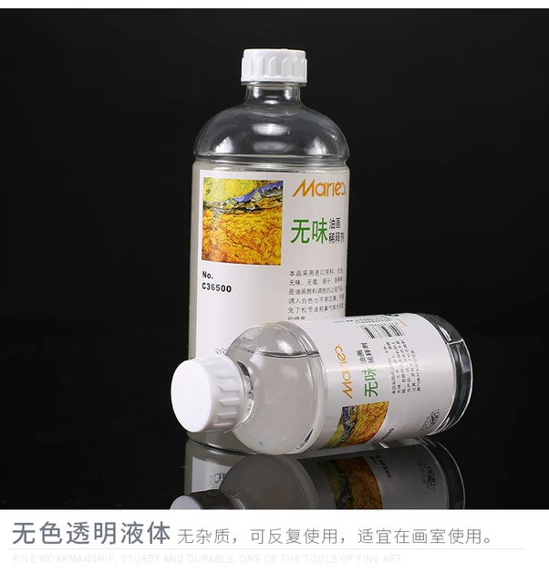 50/100ML Pittura a olio più sottile, pittura a olio incolore e inodore Color Tinting Forniture artistiche medie Strumenti di pittura 1