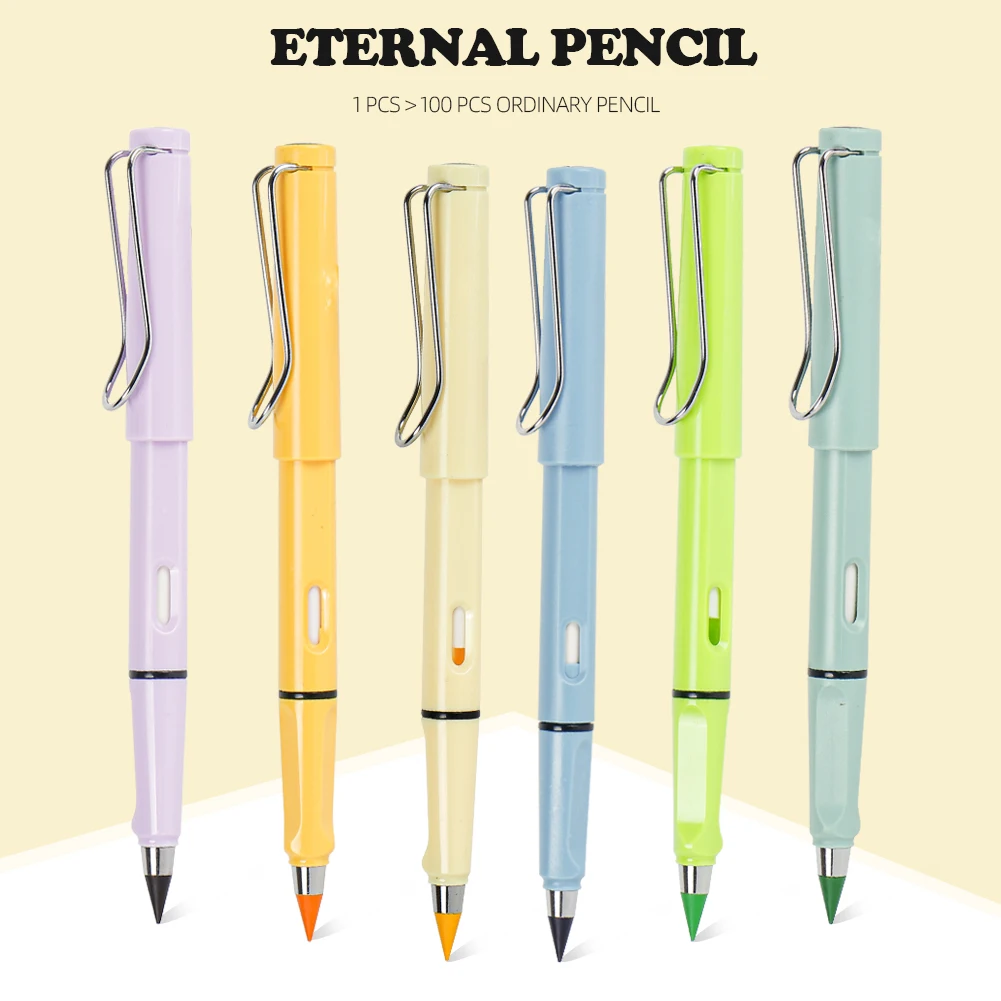 Eternal Pencil Unlimited Writing No Ink Pen New Technology Pencils For Writing Art Sketch Stationery Kawaii Pen School Supplies 2