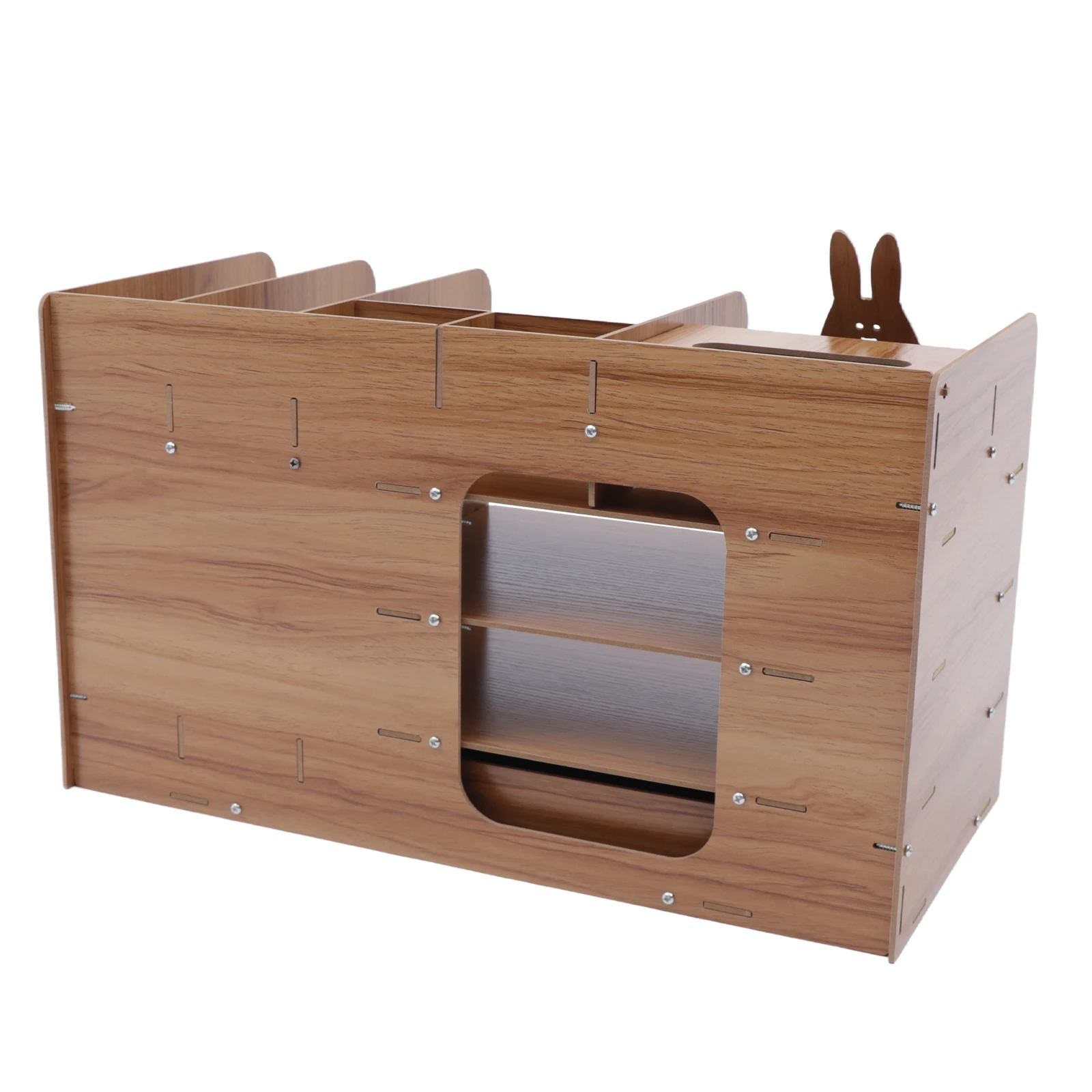 Bureau multifonctionnel en bois avec MEL, classeur, porte-stylo, fournitures de bureau à domicile, aucun