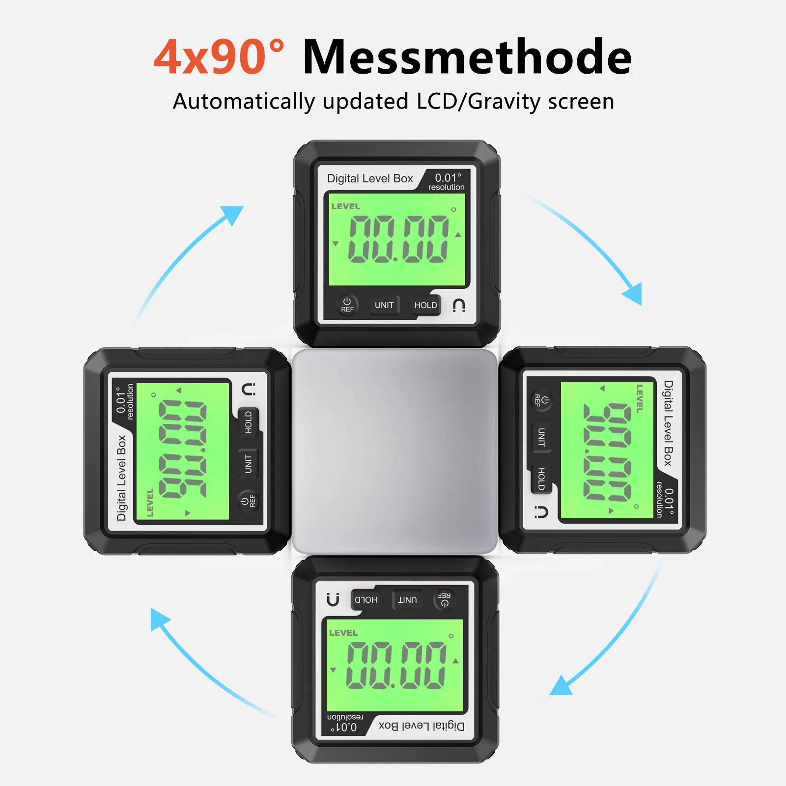 Digital protractor inclinometer level gauge goniometer measuring inclinometer magnetic gauge digital display 1PC digital angle protractor level gauge angle measuring tool angle protractor digital angle meter digital inclinometer digital level