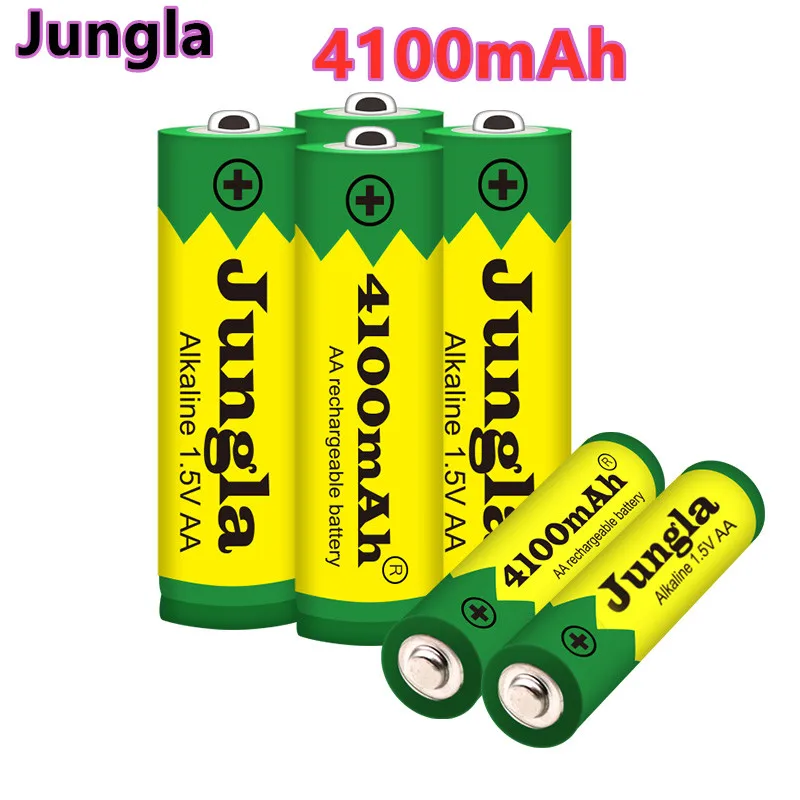 

Free Shipping2022 Lot Brand AA Battery 4100mAh 1.5V New Alkaline Rechargeable Batery For Led Light Toy Mp3 Free Shipping