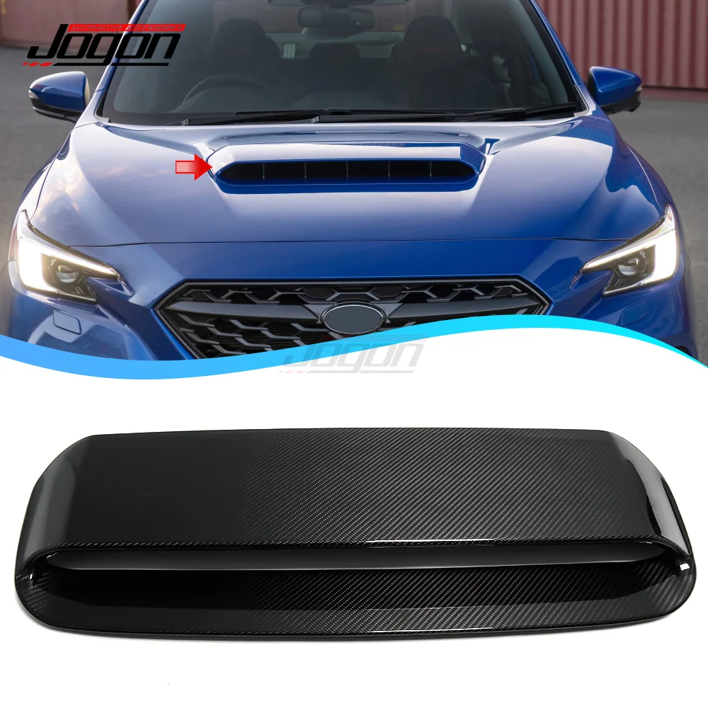 

For Subaru WRX S4 STI VB 2022 2023 Exterior Accessories Car Air Flow Intake Hood Scoop Vent Turbo Bonnet Cover Carbon Fiber