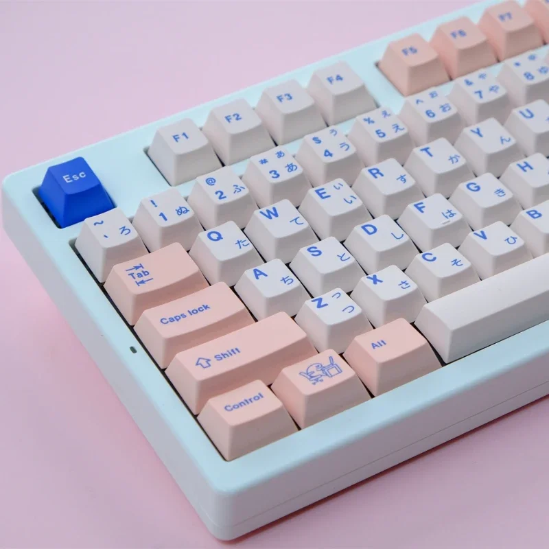 

1 Set GMK 129 Keys Poco Keycaps Double Shot PBT Cherry Profile Keycap for MX SWitch Mechanical Gaming Keyboard Custom ISO