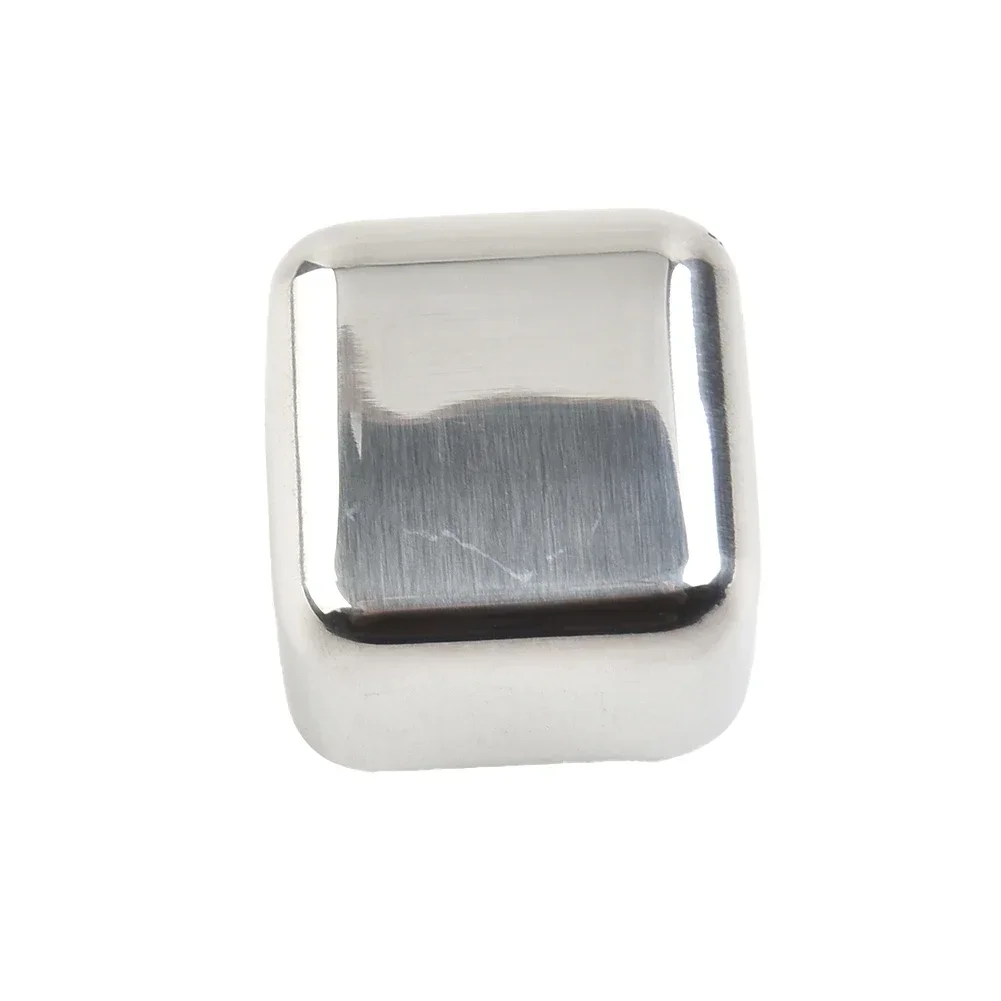 1pc Stainless Steel Ice Cube Resist Corrosion 29g Food-grade 18/8(304) Reusable Chilling Stones For Whiskey Wine Drink Cold