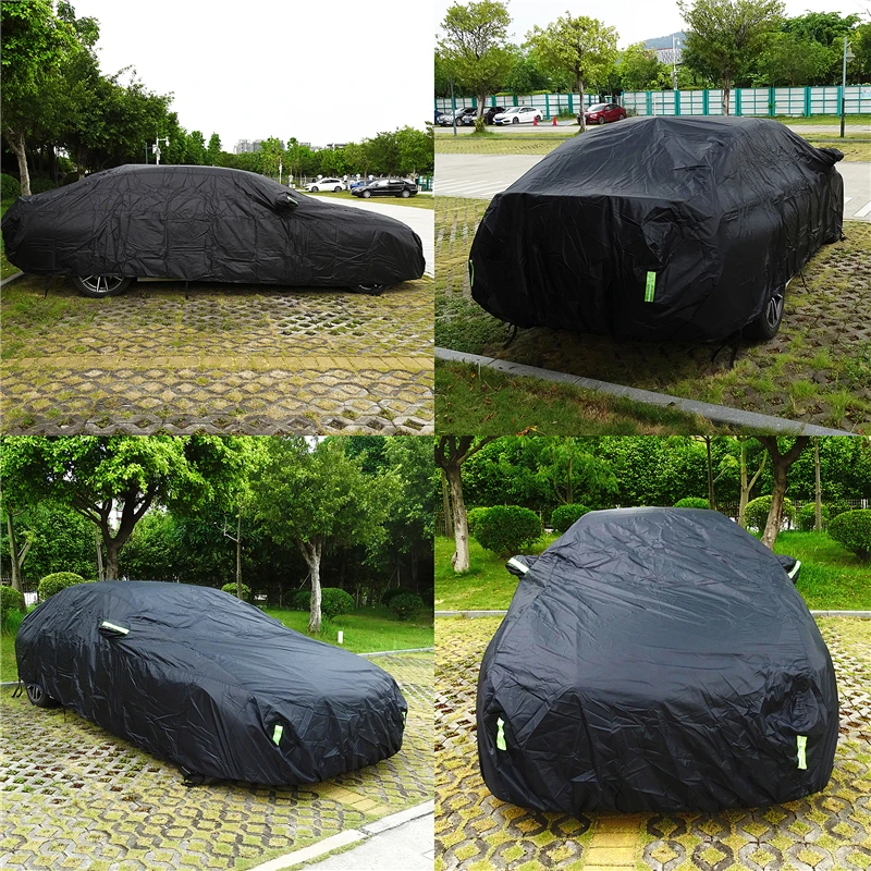 Universal Suv Full Car Covers Indoor Outdoor Windproof Anti Dust Sun Rain  Snow Protection Uv Car Silver Case Cover Mlxlxxl(free Shipping)
