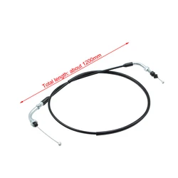 High - Performance Throttle Cable for Scooters, ATVs, and Go - Karts (1200mm Twist Cable)