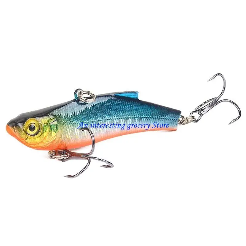 652D Winter Eis Angeln Lockt Sinkende Künstliche Vibration Harte Köder Crankbait Drillinge Tackle für Salzwasser Süßwasser