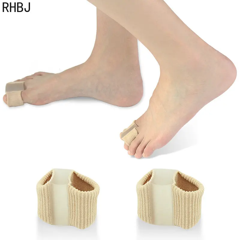 RHJB 2Pcs Silicone Bunion Hallux Valgus Corrector Thumb Foot Care Tool Toe Spreader Separator Finger Correction Straightener