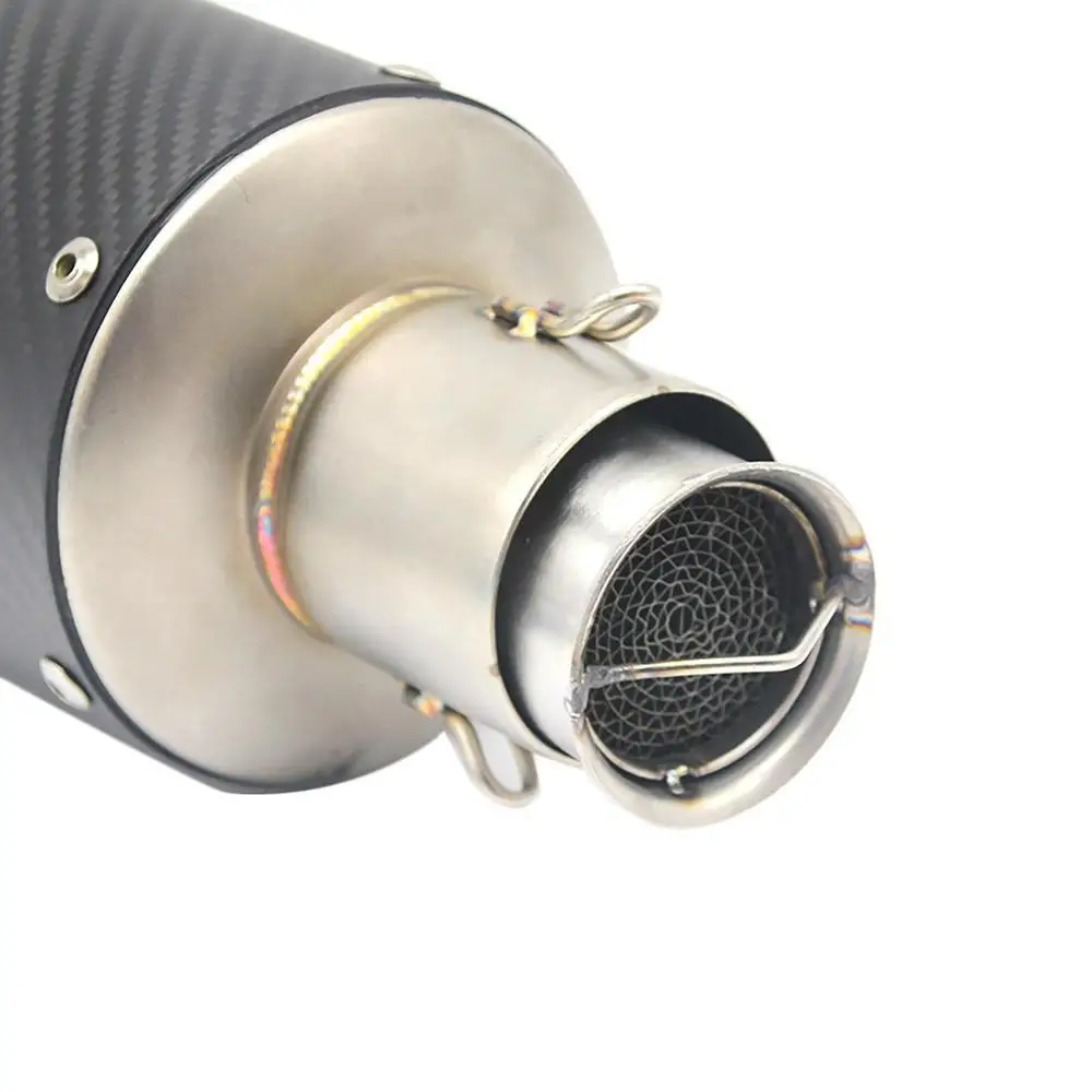 51/60mm Motorcycle Pipe Sc Exhaust With DB Killer Motorcycle Exhaust Pipe Muffler Carbon Fiber GP-project Exhaust Pipe dropship
