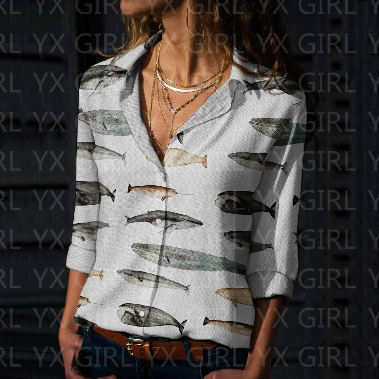 Рисунок 6 - Женская с рисунком Кита Повседневная