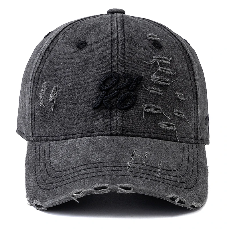 Hot Sale Washed Cotton Vintage Cap High Quality OK-KO Letter Embroidery Baseball Cap Men Women Outdoor Sports Dad Hats