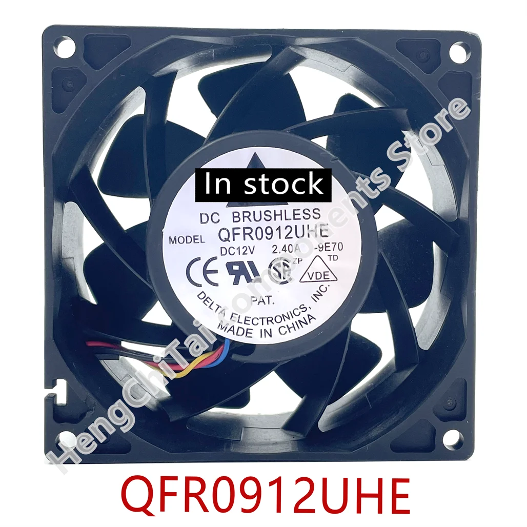 

Original 100% working QFR0912UHE 9038 9cm 90mm 12V 2.40A cooling fan super storm force 90*90*38mm