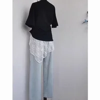 French Lace Up Short Fart Curtain Skirt Spring Layered Skirt INS Women Wrap Skirt Bandage Dress Apron Curtain Expansion Skirt - Image 5