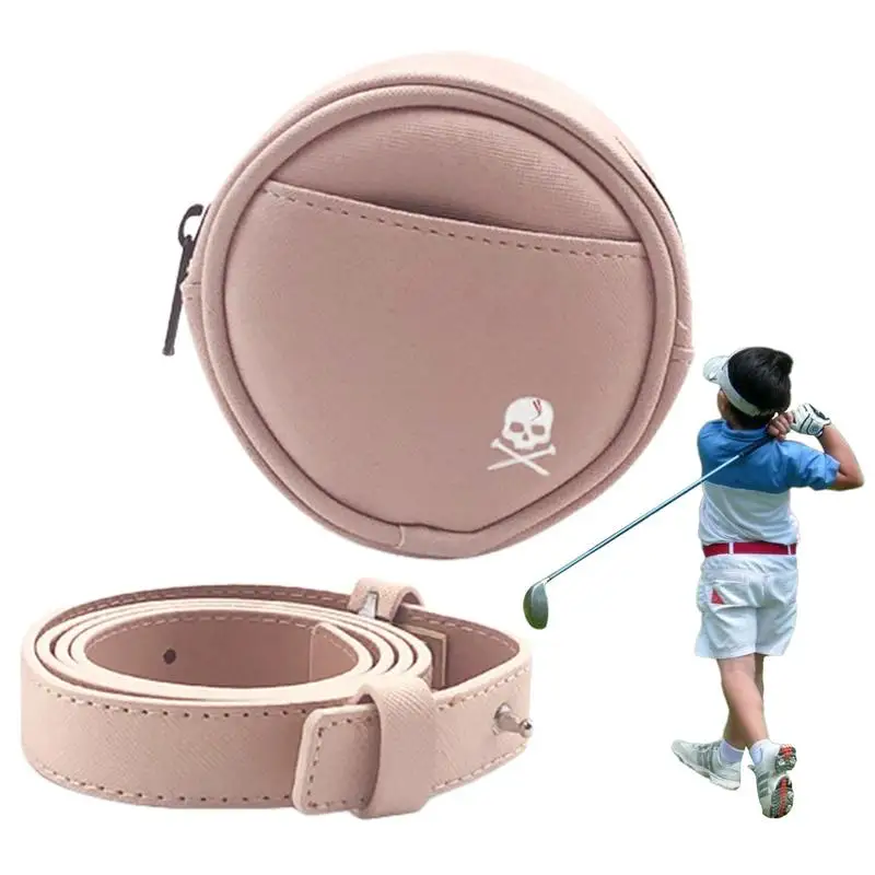 

Golf Ball Waist Bag Fashionable Golf Balls Zipper Pouch With Belt Men And Women Outdoor Recreation Supplies For Golf Tees