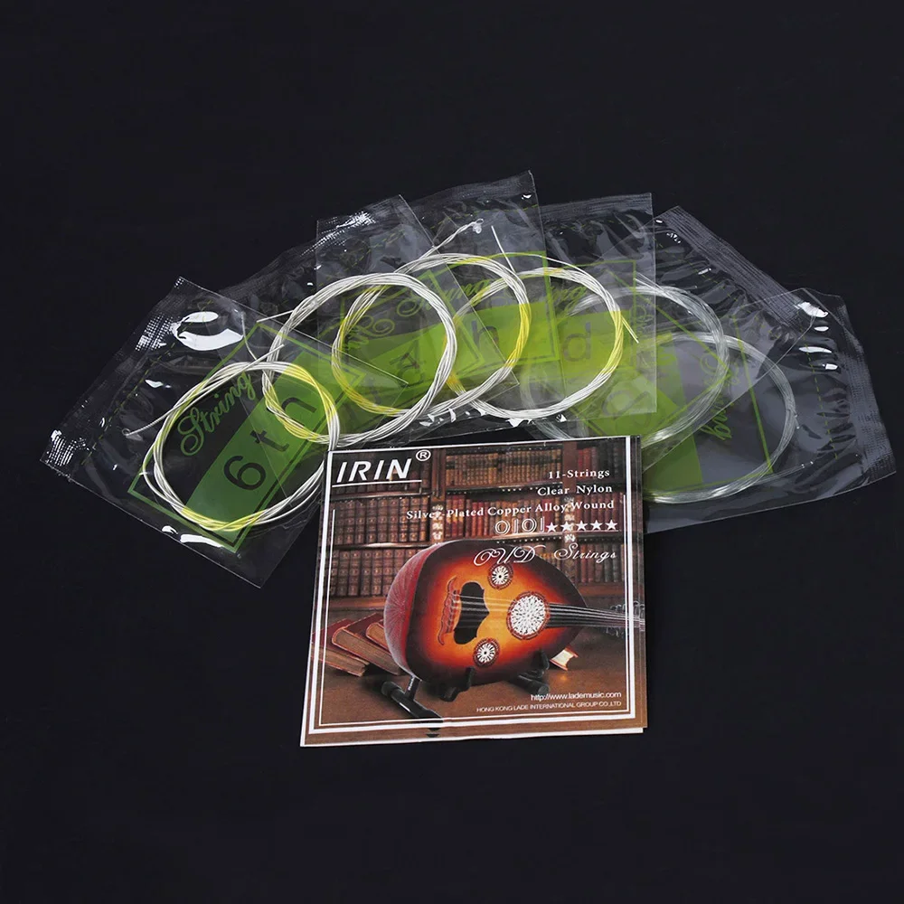 Description Picture 6 of itemIRIN OUD Strings Turkey Oud Arab Lute Strings O102 12 Courses Strings Clear Nylon And Silver-Plated Copper Alloy Wound String