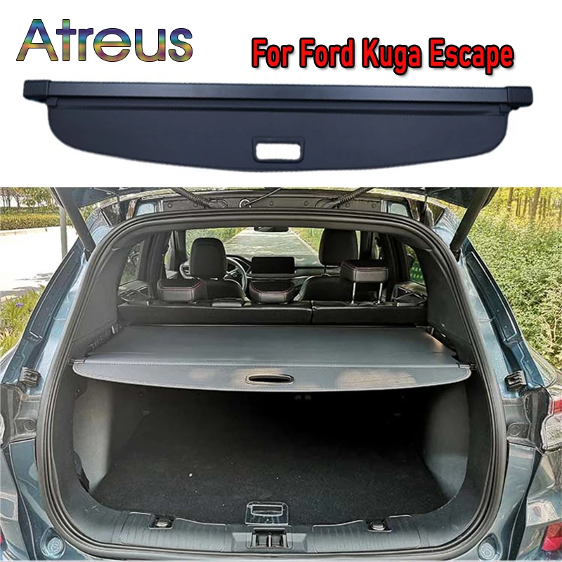 Rear Trunk Cargo Cover for Ford Kuga Escape 2021 20132020 2022 Shutter