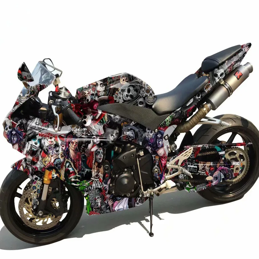 2020 New Graffiti Sugar Skull Sticker Bomb Sheet JDM EURO DRIFT