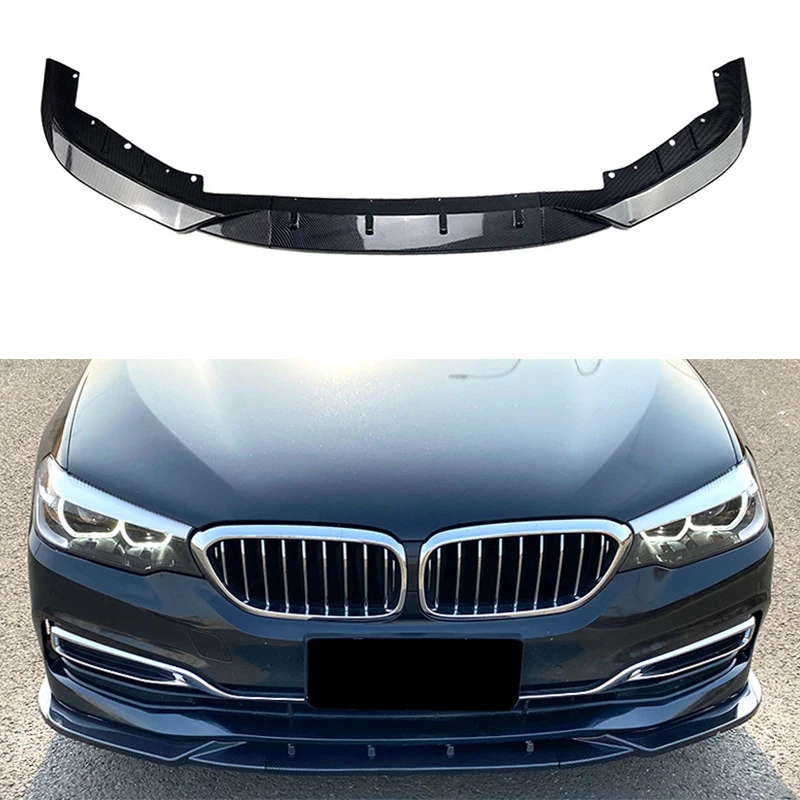 

Front Bumper Lip Spoiler Diffuser Splitters Body Kit Aprons Cover Guard Trim For BMW 5 Series G30 525i 530i 2017-2020