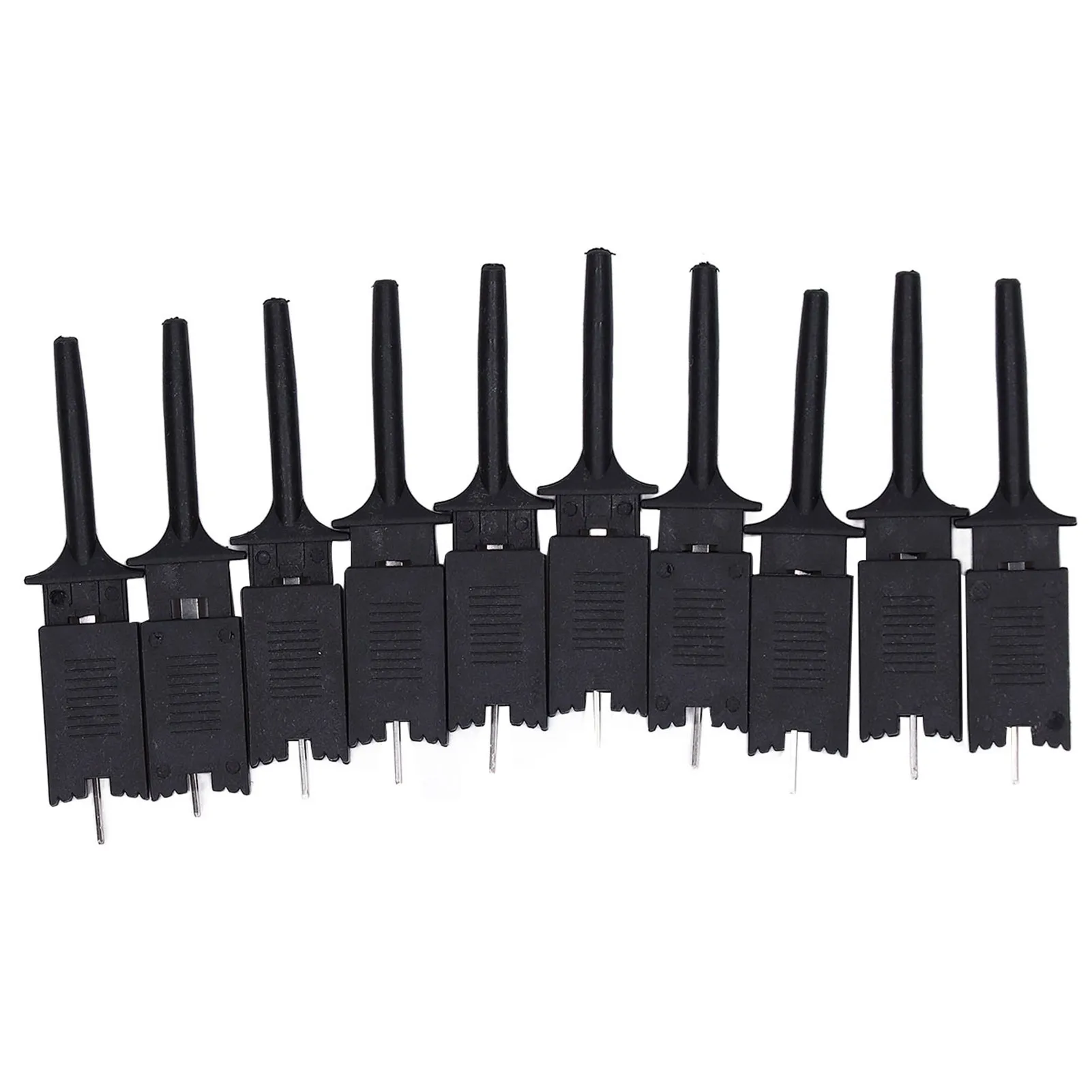 Mini Jumper Probe Test Clips Good Higher Conductivity Stainless Steel Metal Sheet for Logic Analyzer for Multimeter