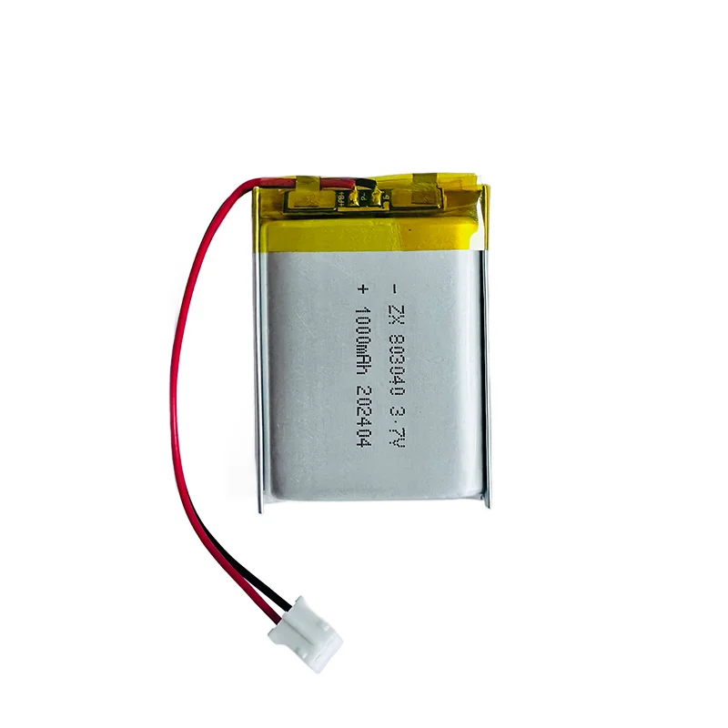 803040 3.7V 1000mAh Lipo バッテリー交換用リチウム Li-Po ポリマー