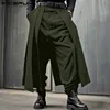 INCERUN 2024 Korean Style New Men's Trousers Pleated Layered Design Pantalons Casual Fashionable Loose Wide Leg Long Pants S-5XL 3