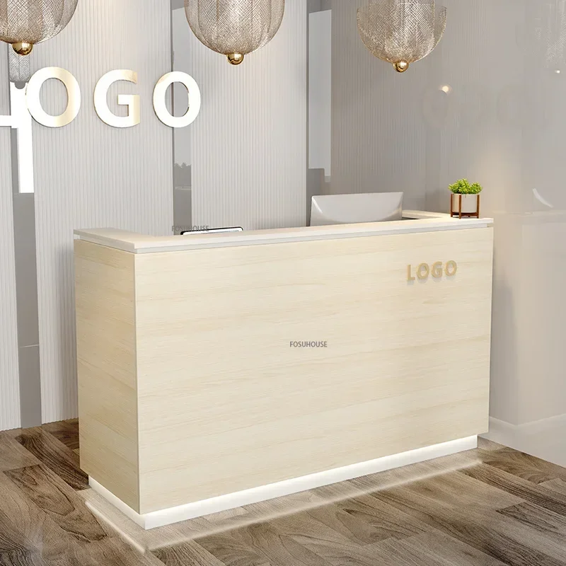 Modern simple cash registers for business Clothing Store Office desk Furniture beauty salon Bar counter table Reception Desk Z