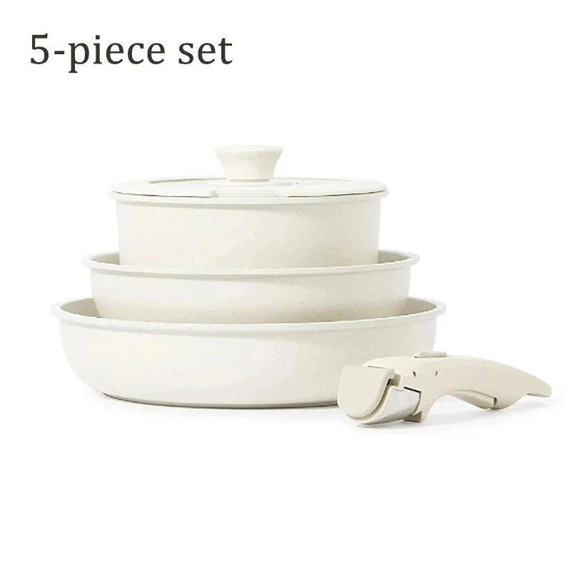 Five pcs white