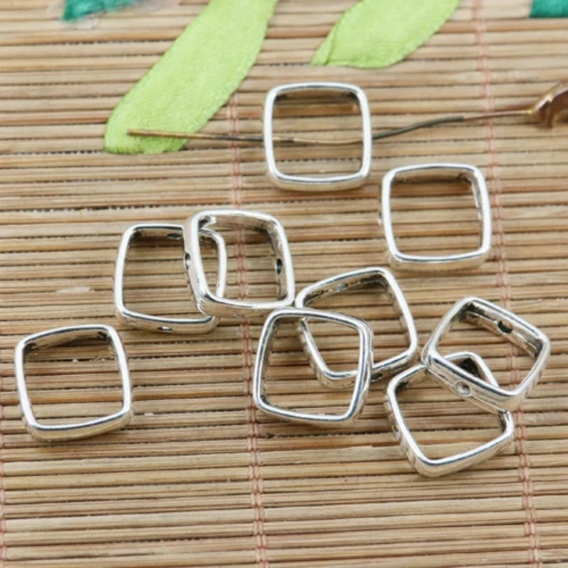 

20pcs Tibetan Silver Color Spacer Frame Findings Making DIY EF2364 Jewelry Making Supplies