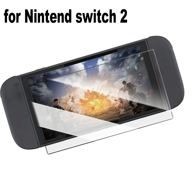 Protecteur d'écran pour Nintend Switch 2, Installation facile, Film de protection dur en verre trempé pour accessoires de Console de jeu Switch2