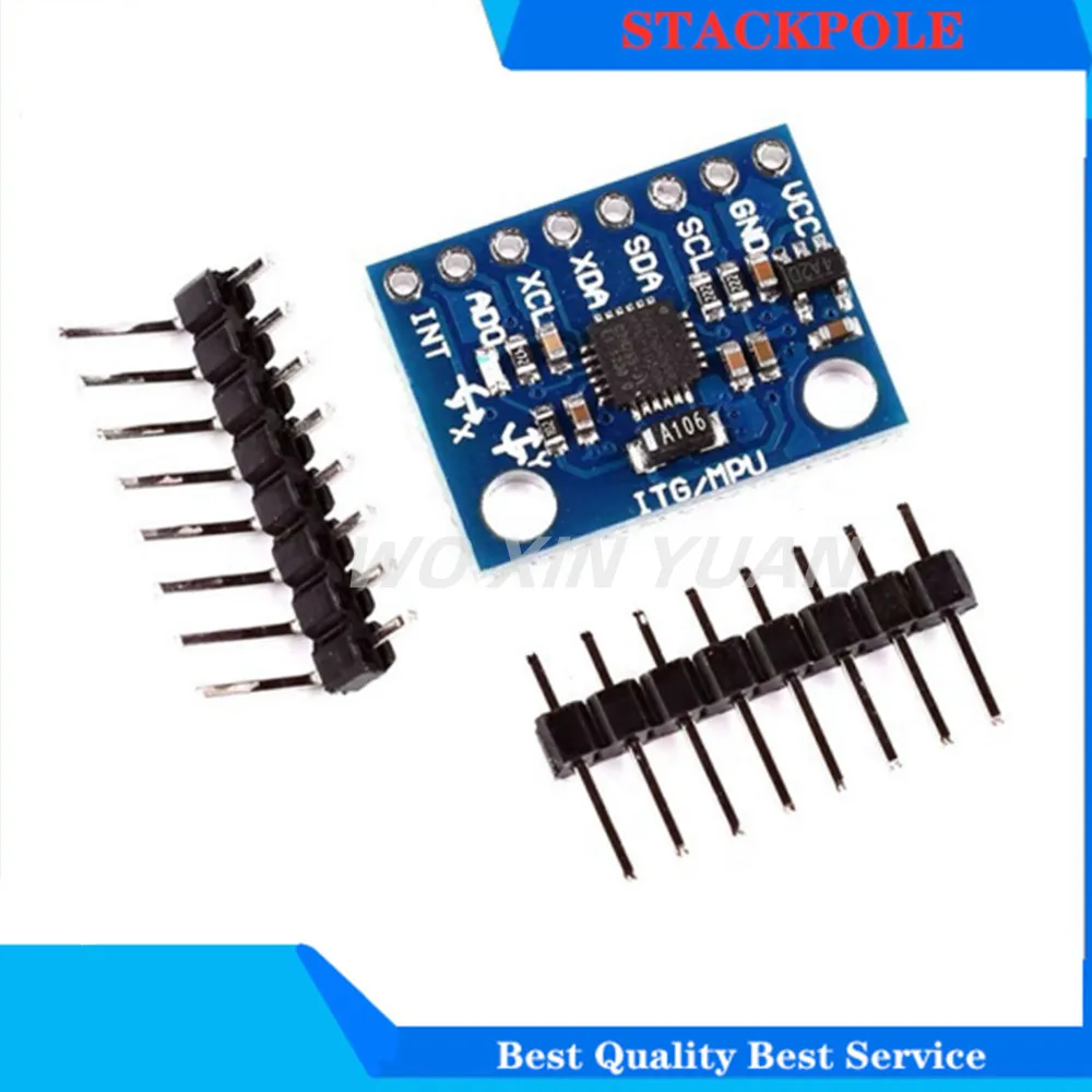 

GY-521 MPU-6050 MPU6050 Module 3 Axis analog gyro sensors+ 3 Axis Accelerometer Module GY521