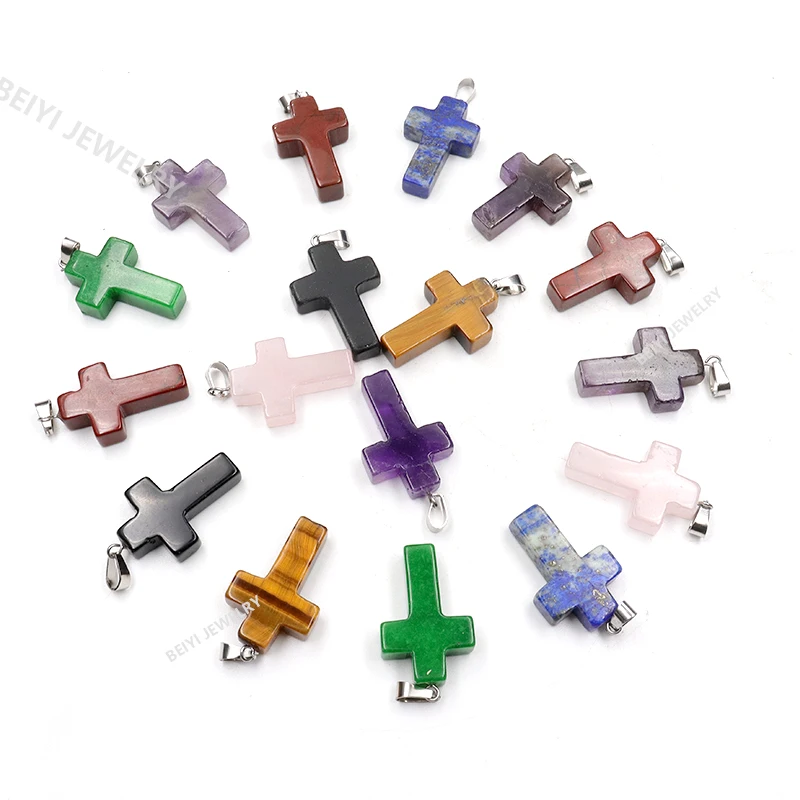 

15 шт./набор, серьги-подвески с натуральным камнем