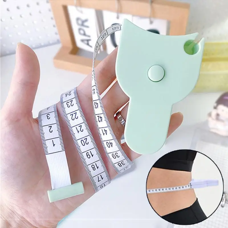 Tape Measure Measuring Tape Automatic Telescopic Tape Measure Fitness Measuring Centimeter Meter Tapes Metric Ruler For Body Tailor Sewing Tools
