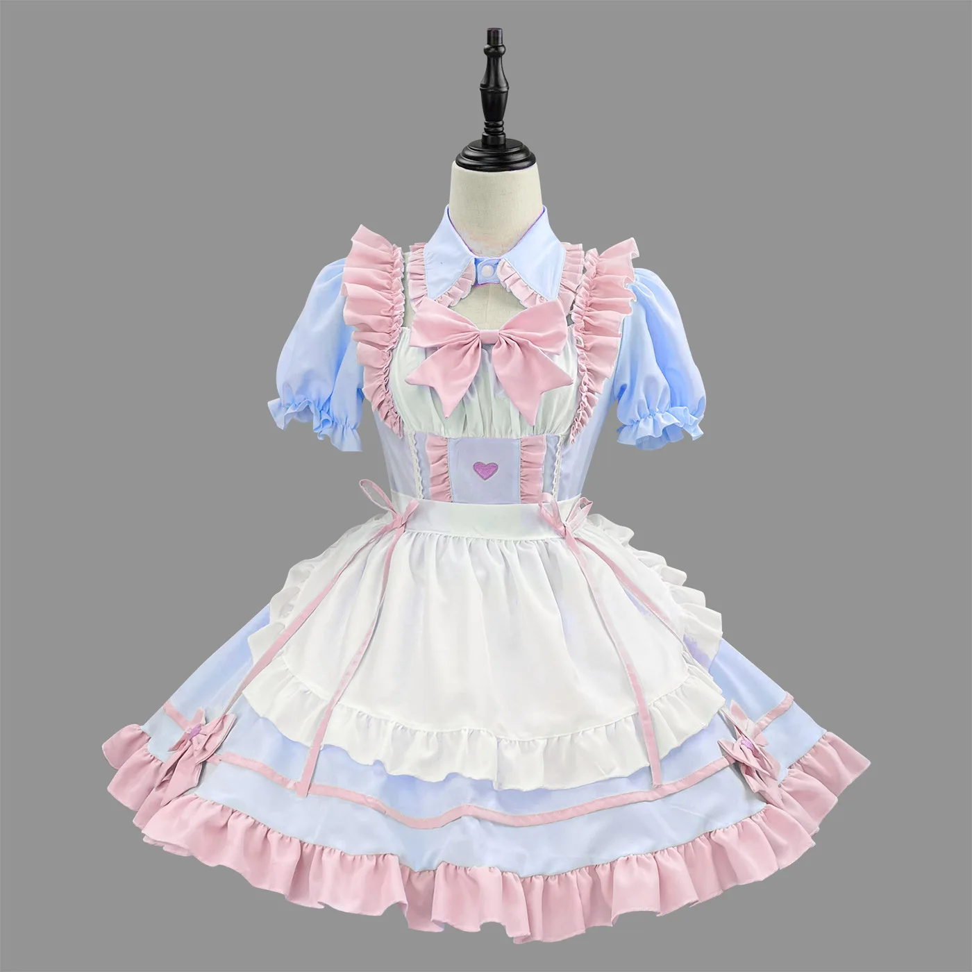 Pink Blue Colors Lolita Dresses for Girls Daily Wear Maid Style Soft and Comfortable Anime Clothes Lolita Dresses for Party