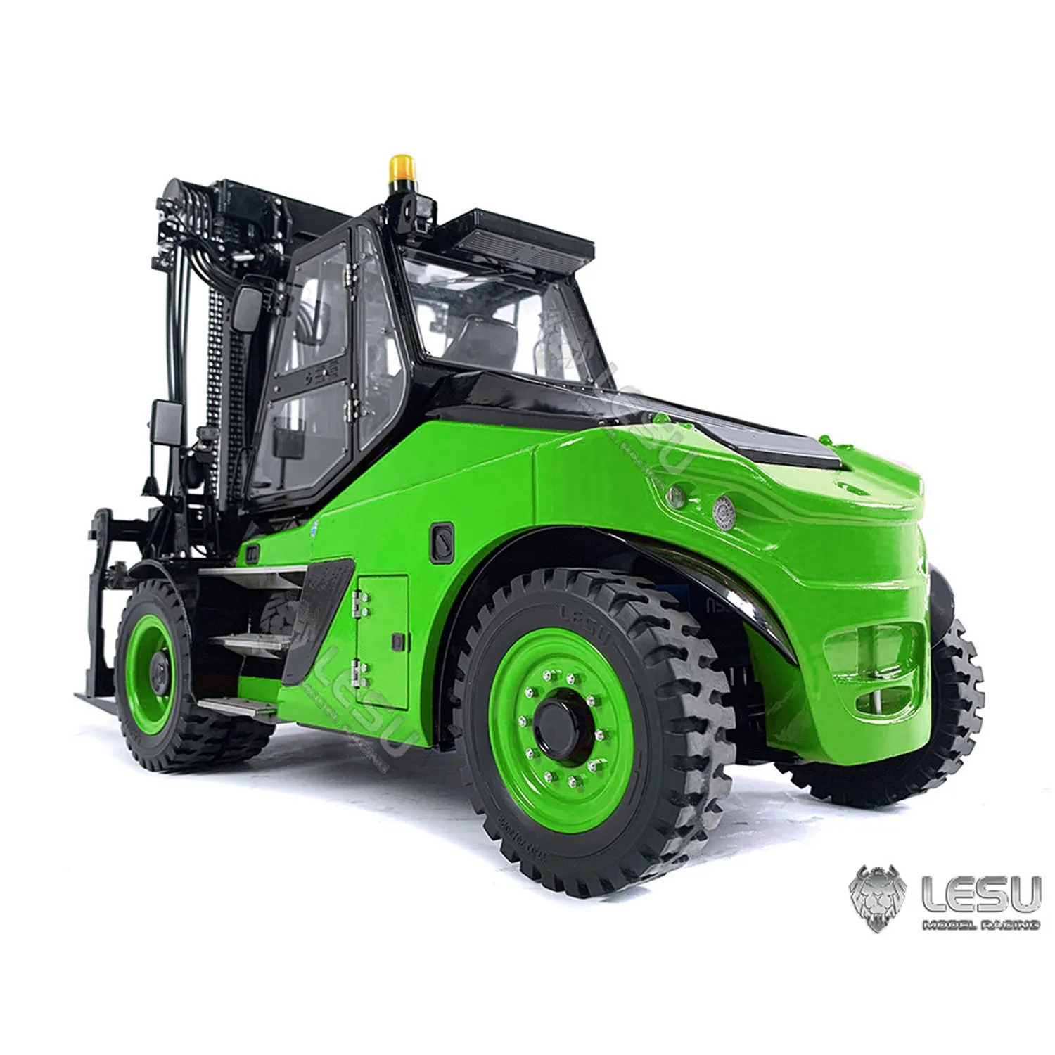 LESU 1/14 Aoue-Ld160S Remote Control Hydraulic Forklift for RC Truck Model Metal Assembled Painted Green Toys Thzh1470-Smt3 3