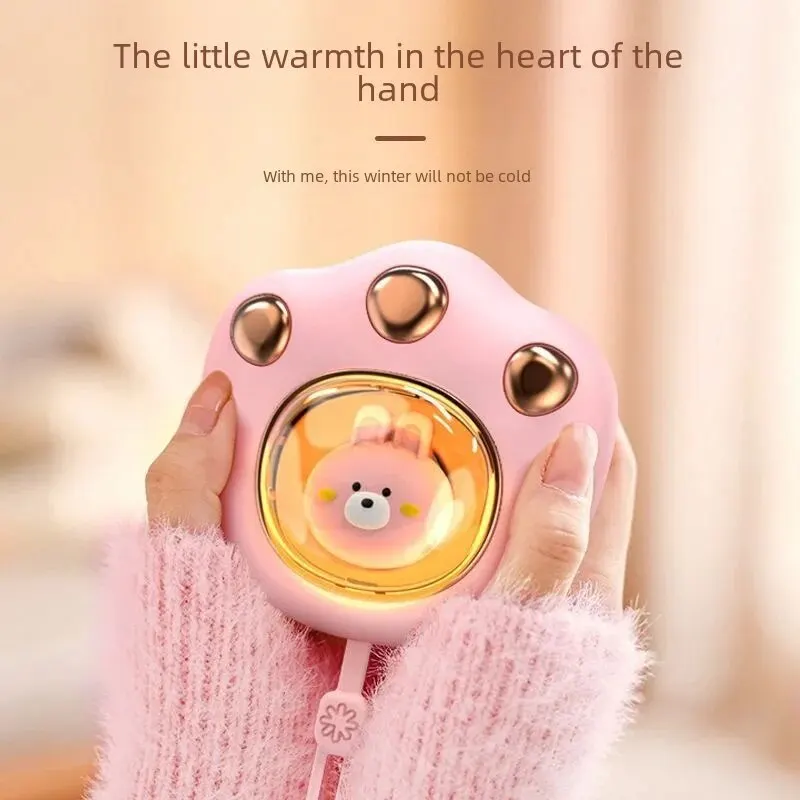  Cute Portable Electric Warmer For Women's Hands Baby's Feet Rechargeable Heat Bag Twice As Practical As Water Bath 