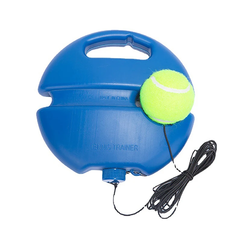Tennis Training Aids Base With Elastic Rope Ball Practice Self-Duty Rebound Tennis Trainer Partner Sparring Device tennis accessories tennis trainer