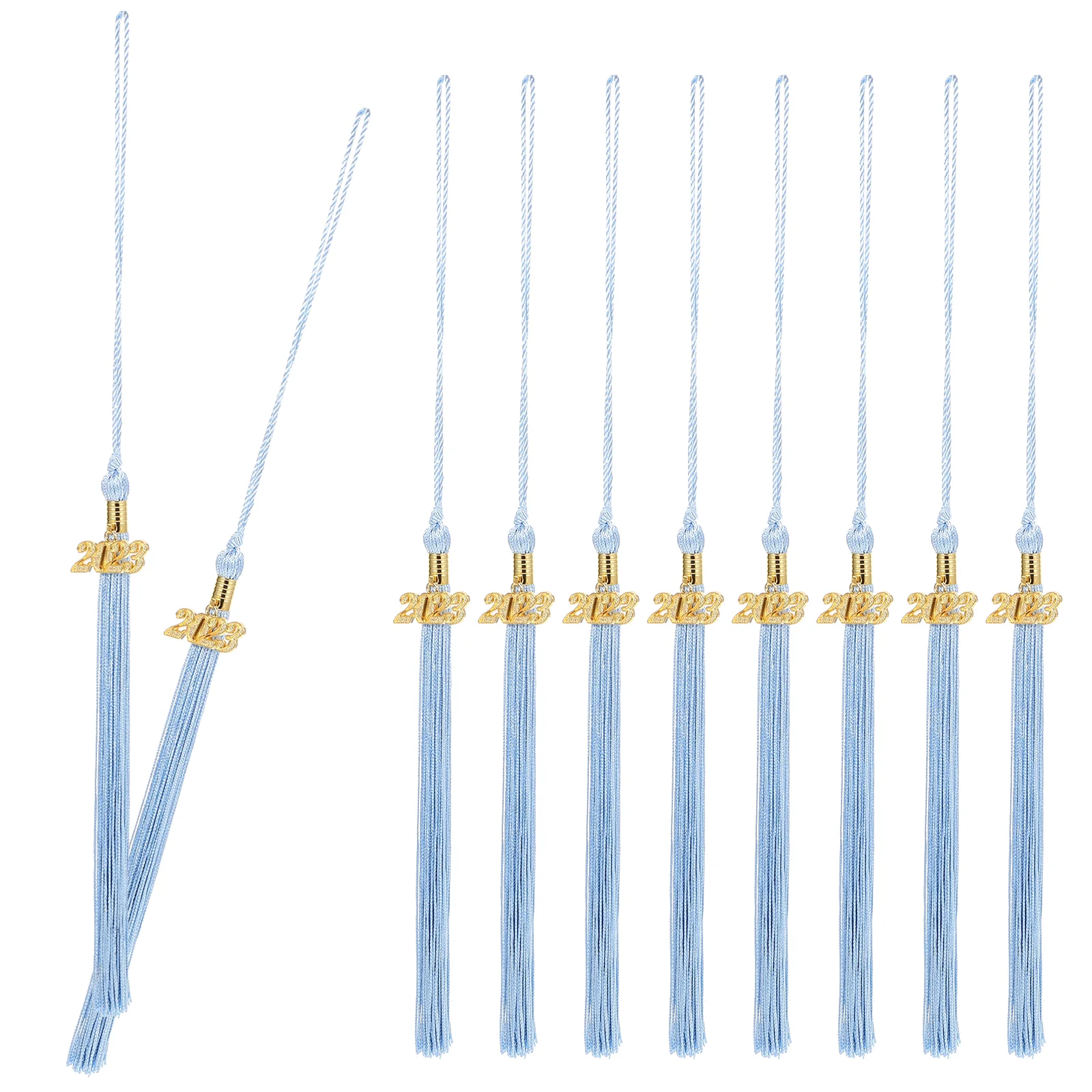 

10 Pcs Hat Decoration Tassels Graduation Hanging Ears Decorations Polyester for Ornaments