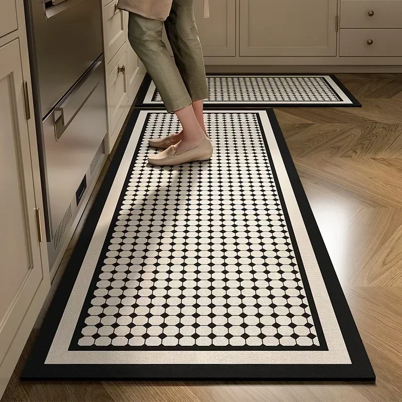 Kitchen Floor Mat Absorbent Non-slip Carpet Diatom Mud Long Foot Mats Minimalist Style Home Decoration Rug for Bathroom 주방 카펫 2