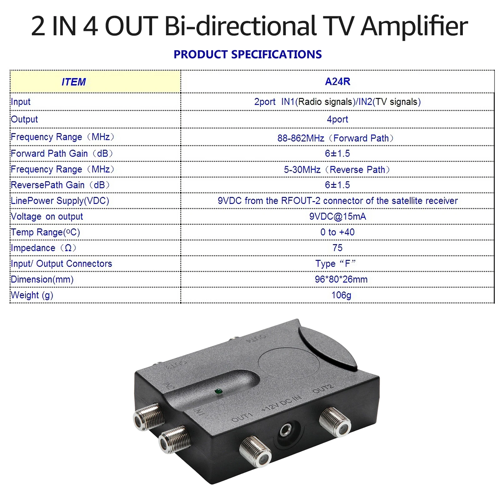 Comprar Amplificador de TV bidireccional Amplificador de señal de