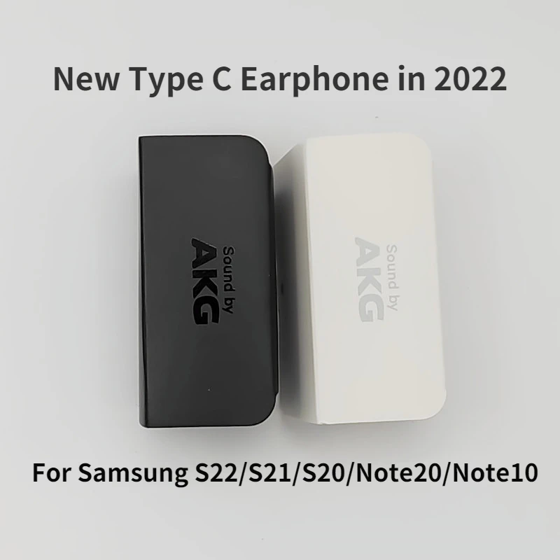 New Earphone For Samsung S21 S20 Note 20 Akg Ig955 Type C Inear Mic Wire Headset Galaxy S22