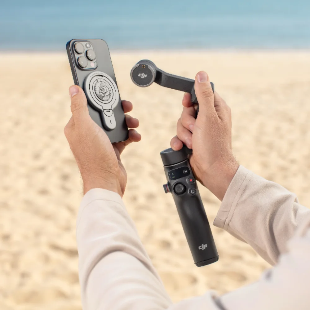 حامل مغناطيسي سريع التحرير من DJI OM لهاتف Osmo Mo...