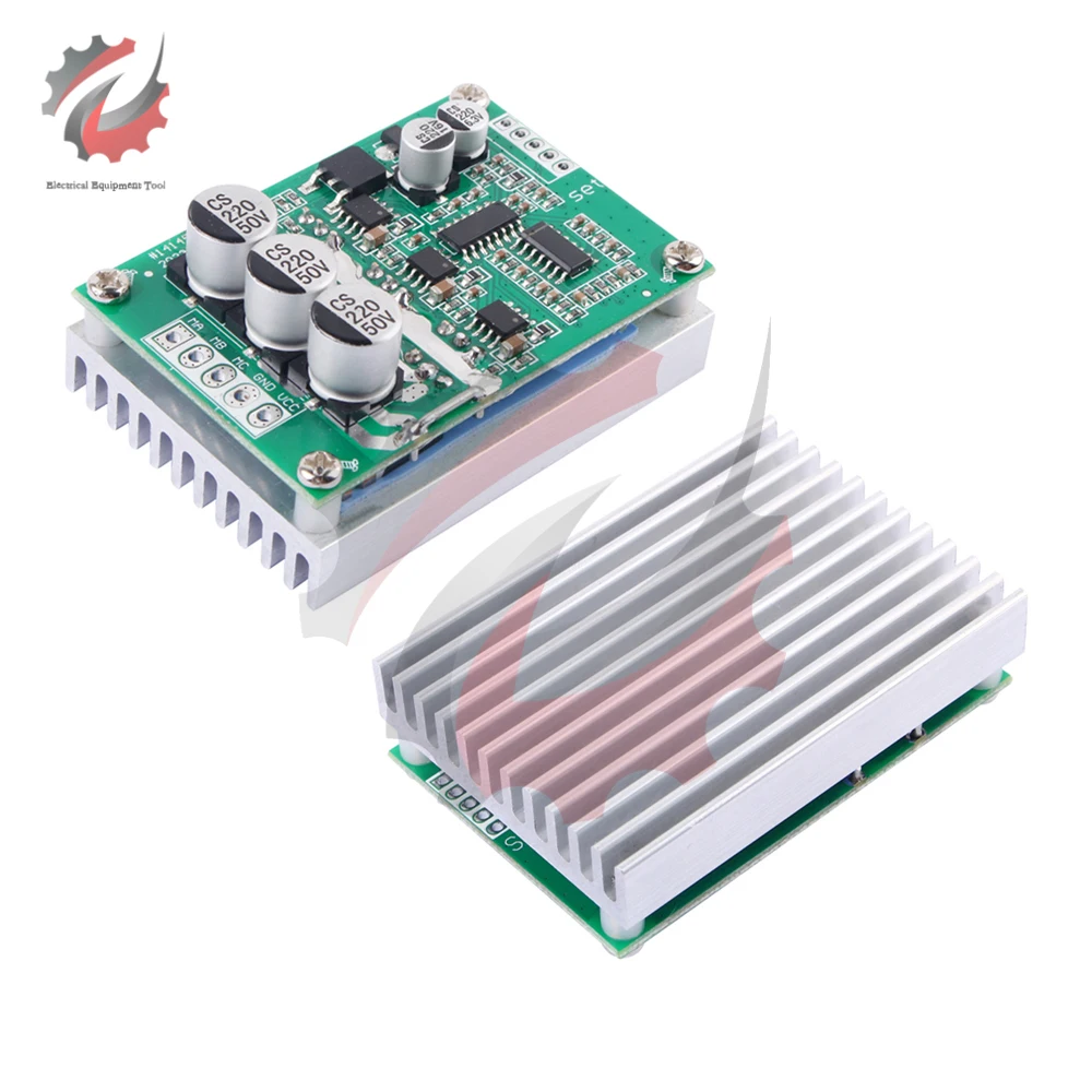 500W 15A Brushless Hall Free Motor Driver Board DC12-36V High Power Forward Reverse Speed Controller Control Switch Module 1PCS