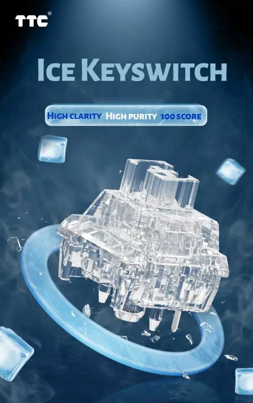 High Transparency Pre-Lubed Dust-Proof Linear Mechanical Keyboard Switch