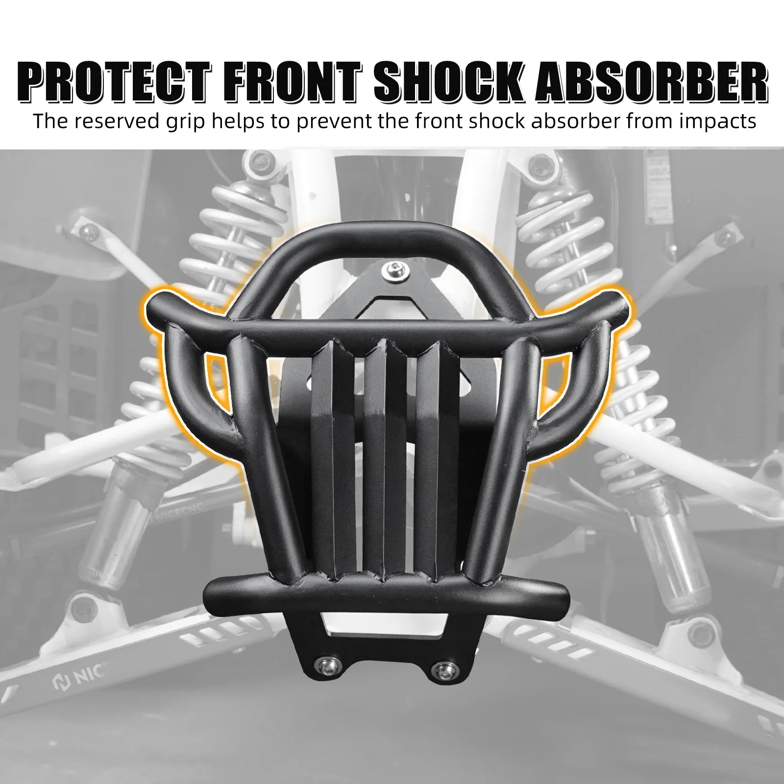 Für Yamaha Blaster 200 1988-2006 ATV Frontstoßstange YFS200 Ersetzt 3JM-2845N-30-00 Aluminiumlegierung Motorradzubehör – Detail 6