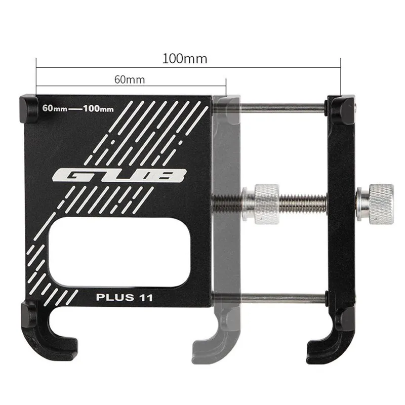 New GUB PLUS 11 Aluminum Alloy Bicycle Phone Stand For 3.5-7 inch Multi-angle Rotatable Bike Phone Holder Motorcycle Handlebar