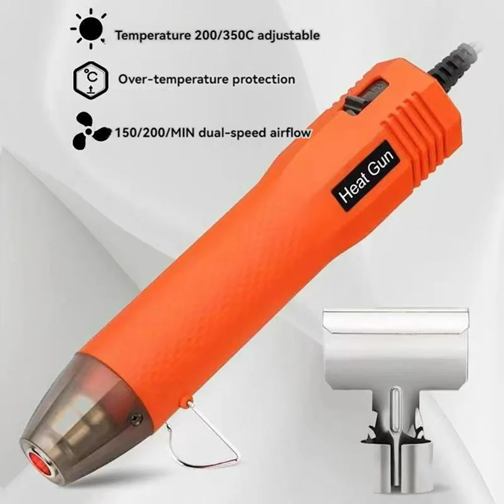Mini 350W Hair dryer Heat Gun Hot Air Gun Air dryer for soldering Thermal blower Soldering station Shrink wrapping Tools
