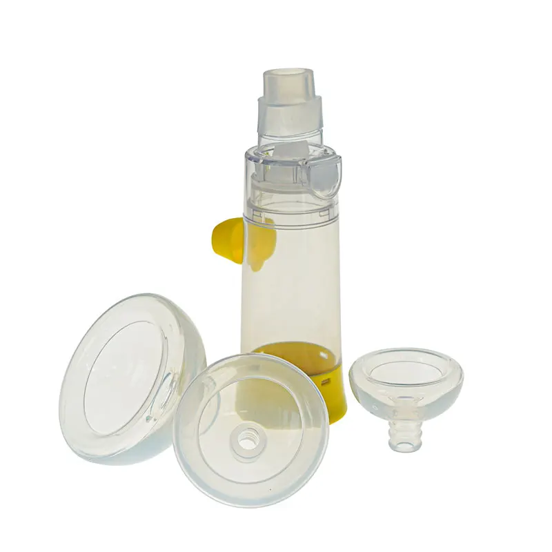 Pet Cat Dog Aerosol Chamber Spacer aerosol inhaler spacer chamber Assist Inhalation Different Sizes Silicone Mask Low Resistance Inhalation Valve