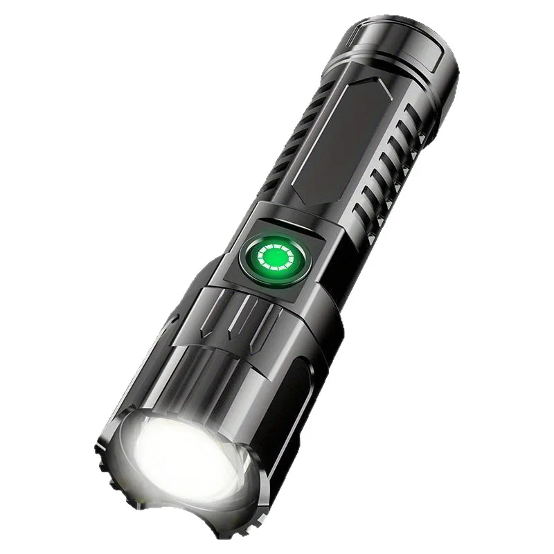 High-Intensity Flashlight: For Outdoor Home & Camping Use, Suitable for Cycling, Long-Range, USB-Rechargeable Zoomable LED Light - 5