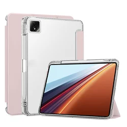 Enhanced Title: 

Premium Folding Stand Case with Pencil Holder for Honor Magicpad 4 (Pink)