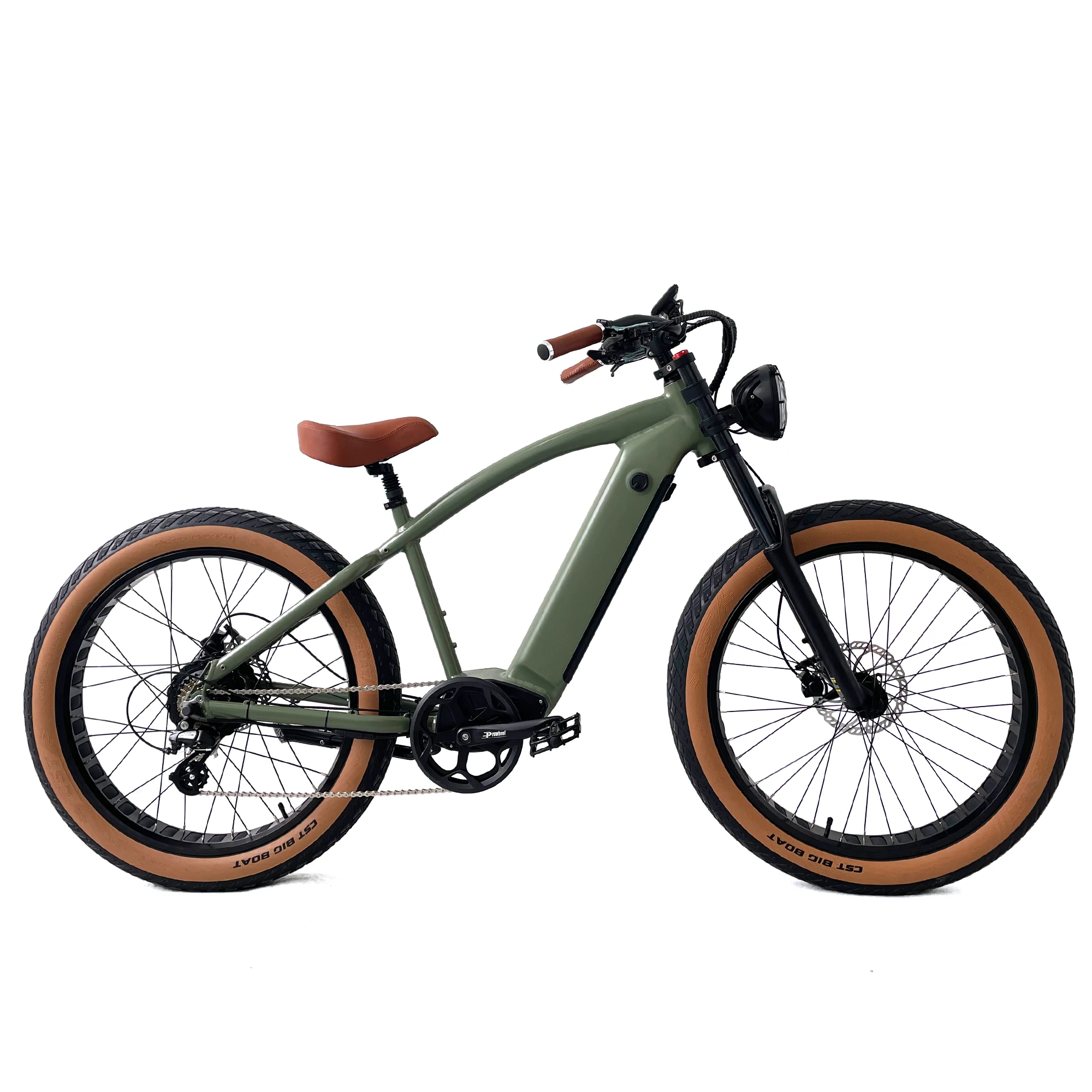 48V 750W electric bike fat tire electric bicycle hybrid vintage style e-bike beach cruiser bike fat bike